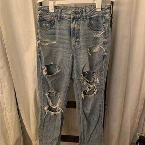 American Eagle Outfitters Distressed Blue Jeans
